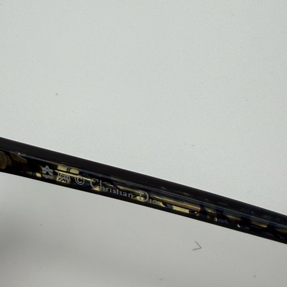 Christian Dior Black and Gold Sunglasses. Vintage - Picture 3 of 6